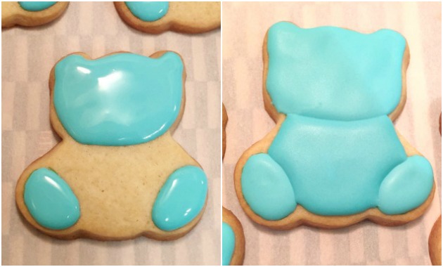 Teddy Bear Pregnancy Announcement Cookies